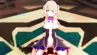 0004 -【R18-MMD】Genshin Impact Fischl #1