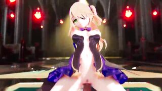 0004 -【R18-MMD】Genshin Impact Fischl #1
