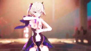 0004 -【R18-MMD】Genshin Impact Fischl #1