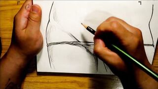 Do you want to see what is under my panties? Pussy drawing.
