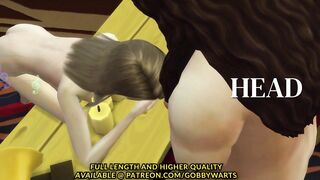 Uplifting Gobbywarts - School of Sexcraft//SIMS 4//Harry Potter Rule 34 Porn