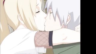 NARUTO - two Hokages have Sex P2 - Kakashi and Tsunade