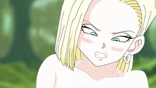 Android 18 Quest for the Balls - Pregnant by a Midget
