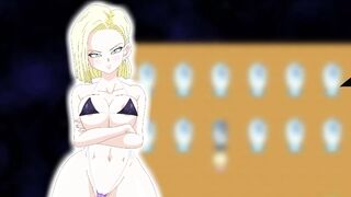 Android 18 Quest for the Balls - Pregnant by a Midget