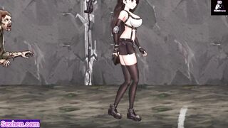 Sexy Teen Girl fuck zombie with her tits and have cum | Hentai Games Gallery P8 | W sound