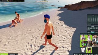 Uma dia de praia espiando um casal Part 2
