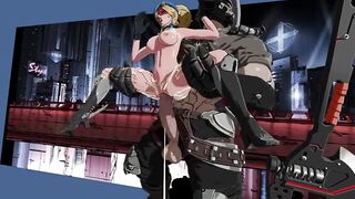 Juicy blonde cop in sexy boots gets impaled on a ишп fat giant cock - Pure Onyx [eromancer]