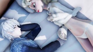 Elsa e Jack Frost - Cena Sexy