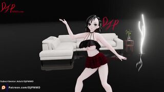 Cute big breated Rachel Pop Md Dress Blender MMD 1566