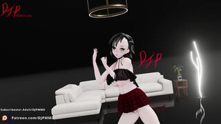 Cute big breated Rachel Pop Md Dress Blender MMD 1566