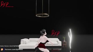 Cute big breated Rachel Pop Md Dress Blender MMD 1566