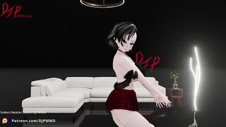 Cute big breated Rachel Pop Md Dress Blender MMD 1566