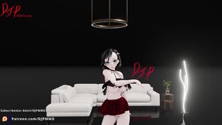 Cute big breated Rachel Pop Md Dress Blender MMD 1566