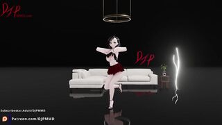 Cute big breated Rachel Pop Md Dress Blender MMD 1566