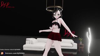 Cute big breated Rachel Pop Md Dress Blender MMD 1566