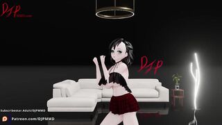 Cute big breated Rachel Pop Md Dress Blender MMD 1566