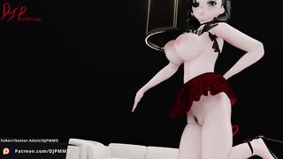 Cute big breated Rachel Pop Md Dress Blender MMD 1566