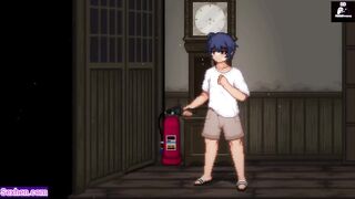 Big hot tits ghost girl give handjob on my cock and makes me cum! | Hentai Games Gallery P11|W Sound