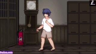 Big hot tits ghost girl give handjob on my cock and makes me cum! | Hentai Games Gallery P11|W Sound