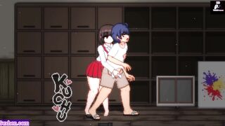 Big hot tits ghost girl give handjob on my cock and makes me cum! | Hentai Games Gallery P11|W Sound