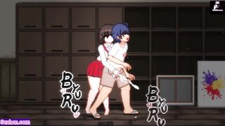 Big hot tits ghost girl give handjob on my cock and makes me cum! | Hentai Games Gallery P11|W Sound