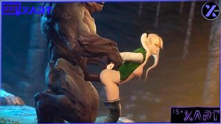 Mary Rose is fucked hard by a Hell Knight