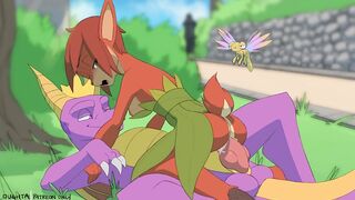 DRAGON FUCKS a DEER GIRL | ANIMATION (3D, SOUND)
