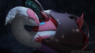 CUTE DRAGON BIRD RAILED BY HORNY BAT [LATIAS x NOIVERN] [CUM EXPLOSION]