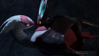 CUTE DRAGON BIRD RAILED BY HORNY BAT [LATIAS x NOIVERN] [CUM EXPLOSION]