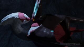 CUTE DRAGON BIRD RAILED BY HORNY BAT [LATIAS x NOIVERN] [CUM EXPLOSION]