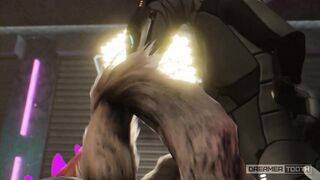 SYNTH RAVEGAES TINY PROTOGEN GIRL'S PUSSY TWICE [FURRY] [MESSY] [ROUGH]