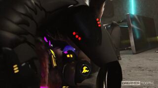 SYNTH RAVEGAES TINY PROTOGEN GIRL'S PUSSY TWICE [FURRY] [MESSY] [ROUGH]