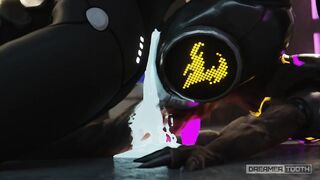 SYNTH RAVEGAES TINY PROTOGEN GIRL'S PUSSY TWICE [FURRY] [MESSY] [ROUGH]