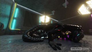 SYNTH RAVEGAES TINY PROTOGEN GIRL'S PUSSY TWICE [FURRY] [MESSY] [ROUGH]