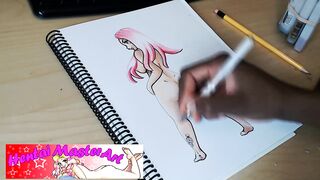 Anime Style drawing of Eden Exile