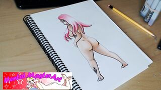Anime Style drawing of Eden Exile