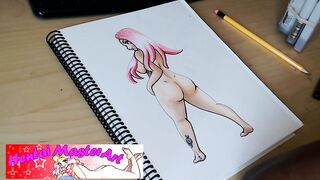 Anime Style drawing of Eden Exile