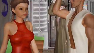 3D Sex In Subway. Teen girl was grabbed by an ebony stranger and fucked in front of horny people! No help! They just stroke their dicks and pussies!