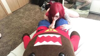 Hot Nerd Chick FUCKED By Domo-Kun
