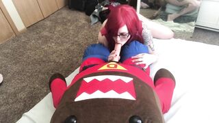 Hot Nerd Chick FUCKED By Domo-Kun