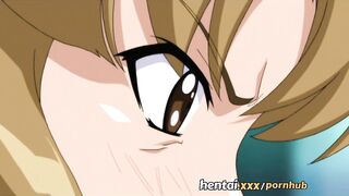 Lucky student gets to fuck two gorgeous chicks outdoors - Hentai.xxx