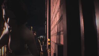 A Huge Monster with a Dick Catches up with a Naked Game Heroine | Jill Resident
