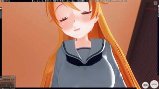 3D HENTAI POV a new High School Student Asked for my House