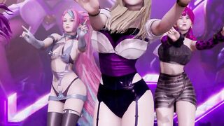 [MMD] Twice- more & more StripVers. Ahri Akali Kaisa Evelynn KDA 3D Erotic Dance 4K UHD 60FPS