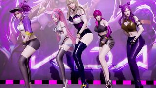 [MMD] Twice- more & more StripVers. Ahri Akali Kaisa Evelynn KDA 3D Erotic Dance 4K UHD 60FPS