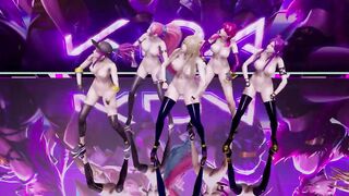 [MMD] Twice- more & more StripVers. Ahri Akali Kaisa Evelynn KDA 3D Erotic Dance 4K UHD 60FPS