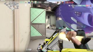 Jett Fucks Valorant Players trying to Defuse the Spike