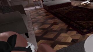 POV Waifu Maid Rides You For Creampie - 3D Animation