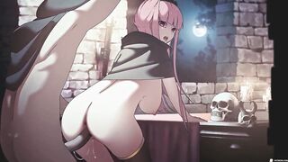 Mori Calliope Bends Over