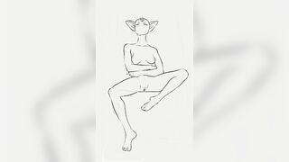 Star Wars Rebels MaDall showing her pussy - Berrythelothcat
